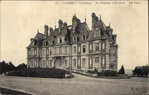 Ak Combray Calvados, Le Chateau, Cote nord