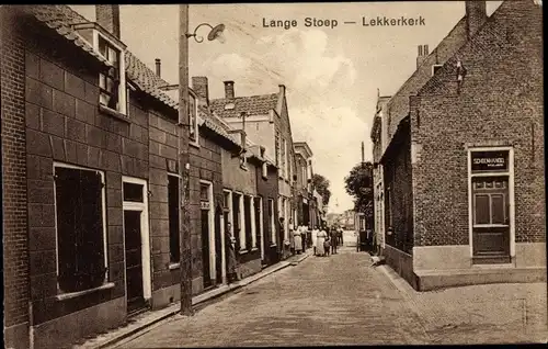 Ak Lekkerkerk Südholland, Lange Stoep
