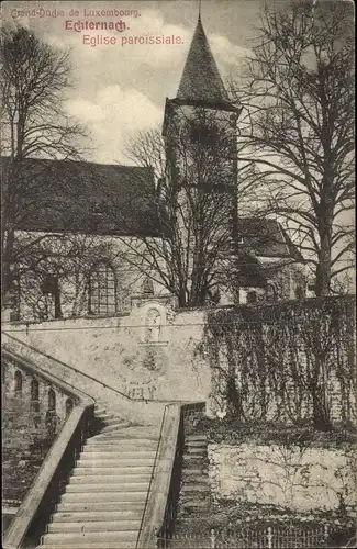 Ak Echternach Luxemburg, Église paroissiale