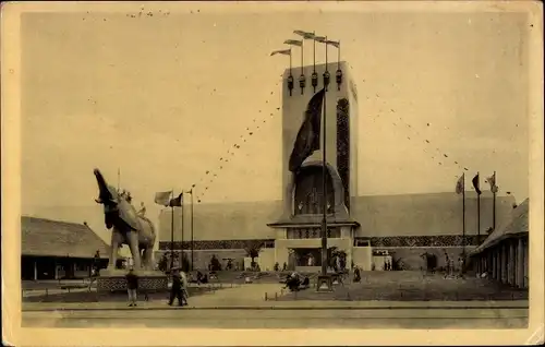 Ak Bruxelles Brüssel, Exposition de Bruxelles 1935, Pavillon du Congo