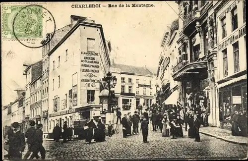 Ak Charleroi Wallonien Hennegau, Rue de la Montagne