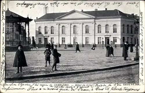Ak Charleroi Wallonien Hennegau, Hôtel de Ville