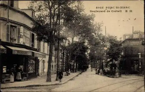 Ak Parc Saint Marc Val de Marne, Boulevard de Creteil