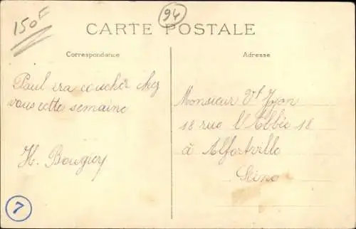 Ak Fresnes Val de Marne, Grande Rue