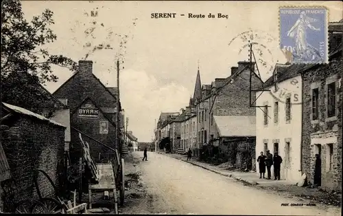 Ak Sérent Morbihan, Route du Boc