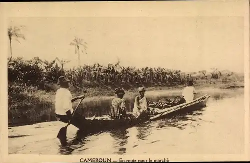 Ak Kamerun Afrika, En route pour le marche, Boot