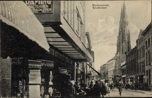 Ak Eindhoven Nordbrabant Niederlande, Rechtestraat