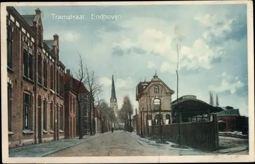 Ak Eindhoven Nordbrabant Niederlande, Tramstraat