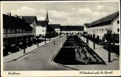 Ak Eindhoven Nordbrabant, St. Odastraat nabij De Burcht