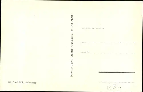 Ak Zagreb Kroatien, Splavnica