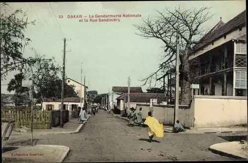 Ak Dakar Senegal, La Gendarmerie Nationale et la Rue Sandiniery