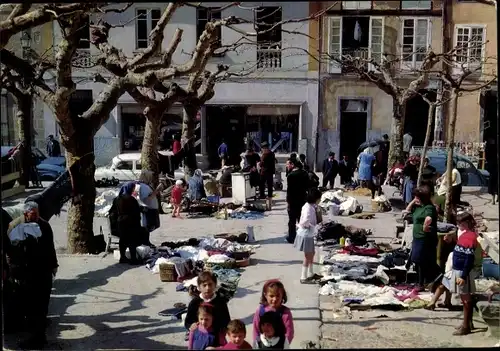 Ak Ourense Orense Galicien Spanien, Plaza de la Trinidad