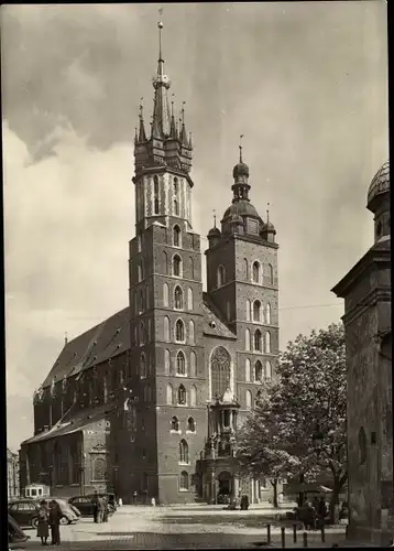 Ak Kraków Krakau Polen, Marienkirche