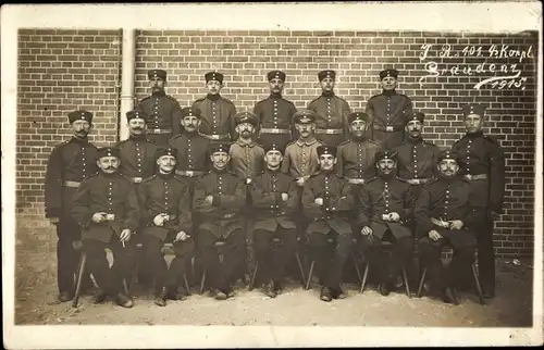 Foto Ak Grudziądz Graudenz Westpreußen, Gruppenbild, Soldaten in Uniform