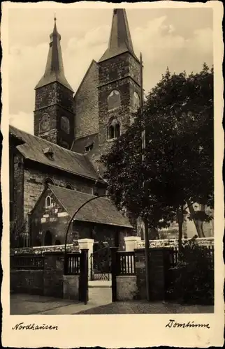 Ak Nordhausen am Harz, Domtürme