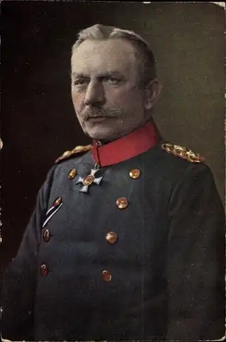 Ak General von Emmich, Eroberer der belgischen Festung Lüttich, 1914