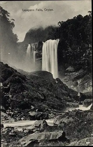 Ak Ceylon Sri Lanka, Laxapana Falls