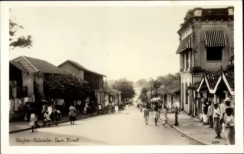 Ak Colombo Ceylon Sri Lanka, Dam Street
