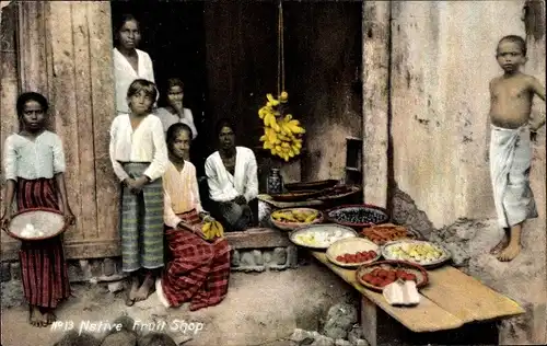 Ak Ceylon Sri Lanka, Native Fruit Shop