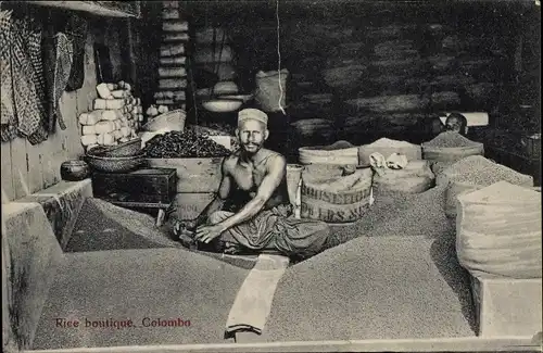 Ak Colombo Ceylon Sri Lanka, Rice boutique