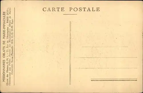 Ak Ceylon Sri Lanka, Missions de Ceylan, Le decorticage du riz