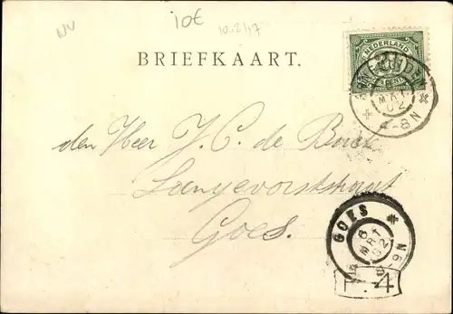 Ak Cornelis Broeksma, held en martelaar voor de barmhartigheid, 1901 door de Engelschen gefusileerd