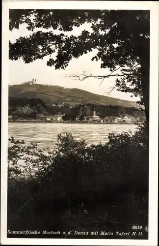 Ak Marbach Donau Niederösterreich, Sommerfrische mit Maria Taferl