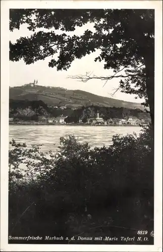 Ak Marbach Donau Niederösterreich, Sommerfrische mit Maria Taferl