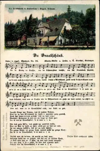 Lied Ak Günther, Anton, Da Draakschänk, Erzgebirgische Mundart Nr 25, Dreckschänke Breitenbach