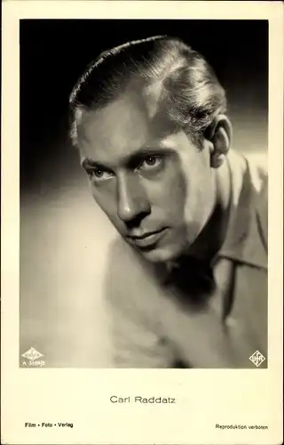 Ak Schauspieler Carl Raddatz, Portrait