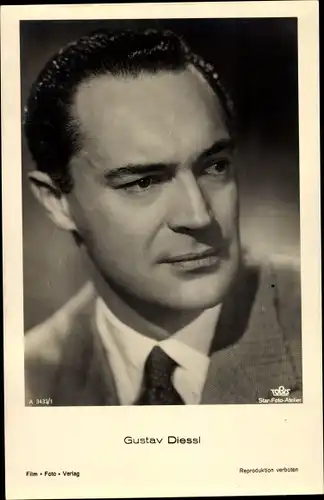 Ak Schauspieler Gustav Diessl, Portrait