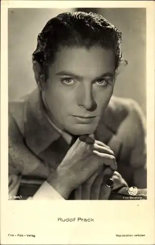 Ak Schauspieler Rudolf Prack, Portrait