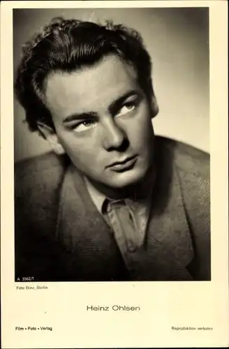 Ak Schauspieler Heinz Ohlsen, Portrait, Locken, Jackett