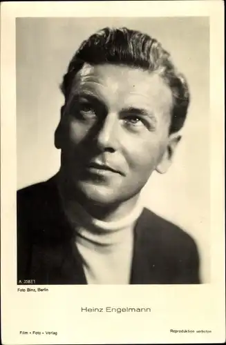 Ak Schauspieler Heinz Engelmann, Portrait