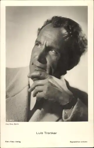 Ak Schauspieler und Bergsteiger Luis Trenker, Portrait