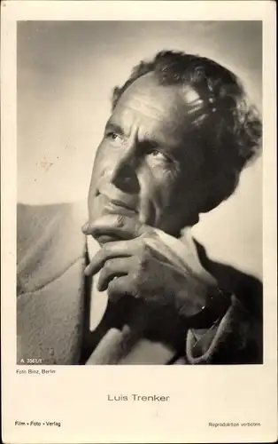 Ak Schauspieler und Bergsteiger Luis Trenker, Portrait