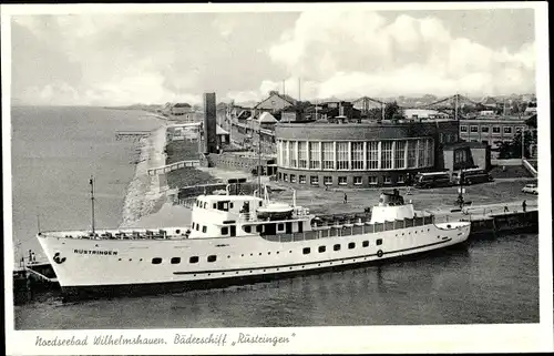 Ak Wilhelmshaven in Niedersachsen, Bäderschiff Rüstringen