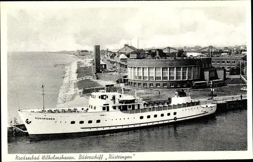 Ak Wilhelmshaven in Niedersachsen, Bäderschiff Rüstringen