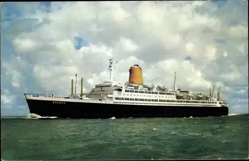 Ak Vierschrauben TS Bremen, Dampfschiff, Norddeutscher Lloyd