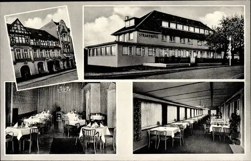 Ak Husum in Nordfriesland, Thomas Hotel, Strand Hotel St Peter Ording