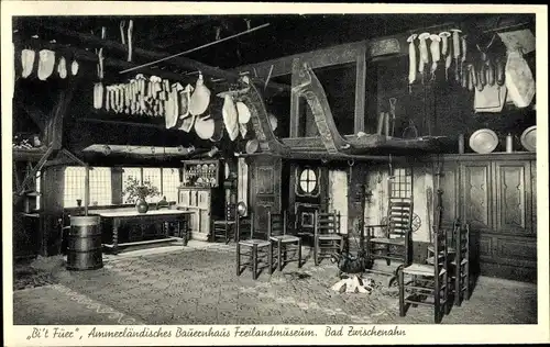 Ak Bad Zwischenahn in Niedersachsen, Bi't Füer, Ammerländisches Bauernhaus, Freilandmuseum