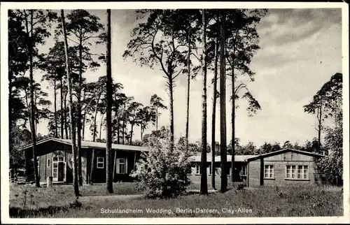 Ak Berlin Zehlendorf Dahlem, Schullandheim Wedding, Clay Allee