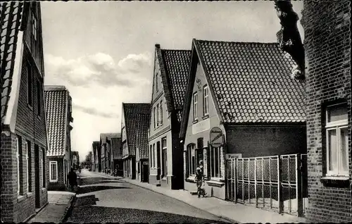 Ak Altenbruch Cuxhaven in Niedersachsen, Lange Straße