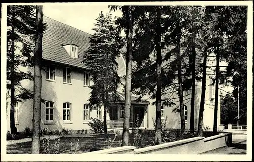 Ak Amshausen Steinhagen Westfalen, Gewerkschaftsschule, Otto Hue Heim