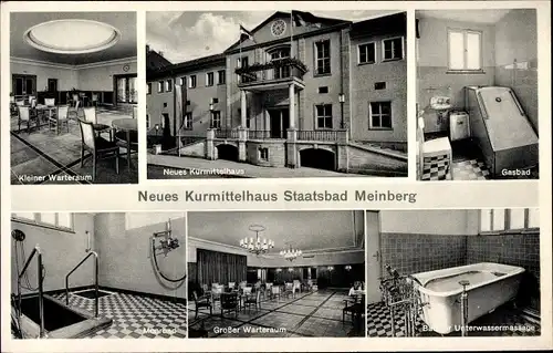 Ak Bad Meinberg am Teutoburger Wald, Neues Kurmittelhaus, Gasbad, Moorbad, Unterwassermassage