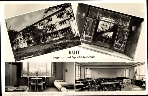 Ak Ruit Ostfildern Baden Württemberg, Jugend- und Sportleiterschule, Wiesenhaus