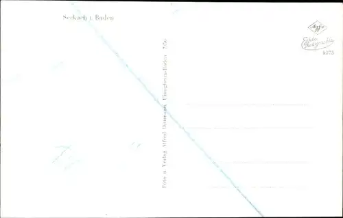Ak Seckach in Baden, Gesamtansicht