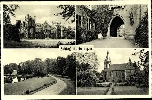Ak Herdringen Arnsberg im Sauerland, Schloss Herdringen
