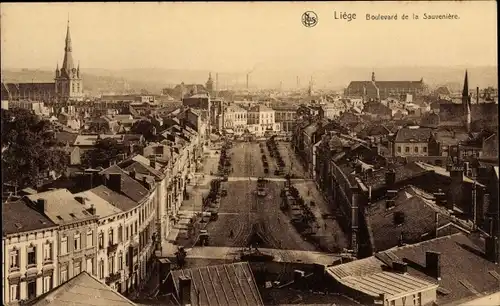 Ak Liège Lüttich Wallonien, Boulevard de la Sauveniere