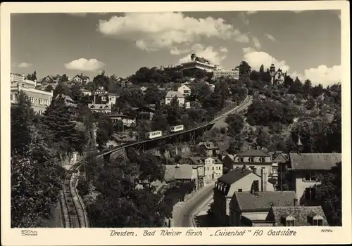 Ak Dresden Loschwitz, Weißer Hirsch, Luisenhof, HO Gaststätte